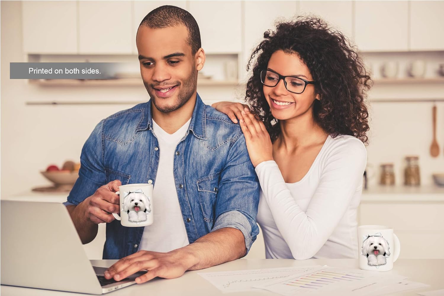 Funny Maltese Dog Mug - Ceramic Funny Coffee Mug - Perfect Dog Lover Gift - Cute Novelty Coffee Mug Present - Great Birthday or Christmas Surprise for Friend or Coworker, Men and Women (11oz) - Image 4