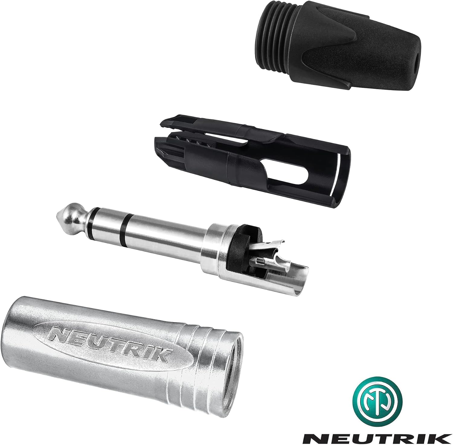 WORLDS BEST CABLES 3ユニット - 35フィート - バランスTRSパッチケーブル Mogami 2549 (ブラ