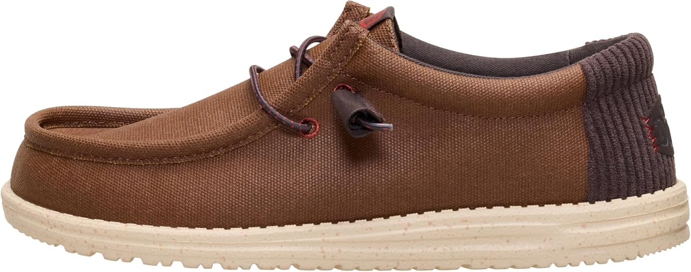 Hey Dude - Brandclub - HEYDUDE Wally Waxed Casual Brown Size 