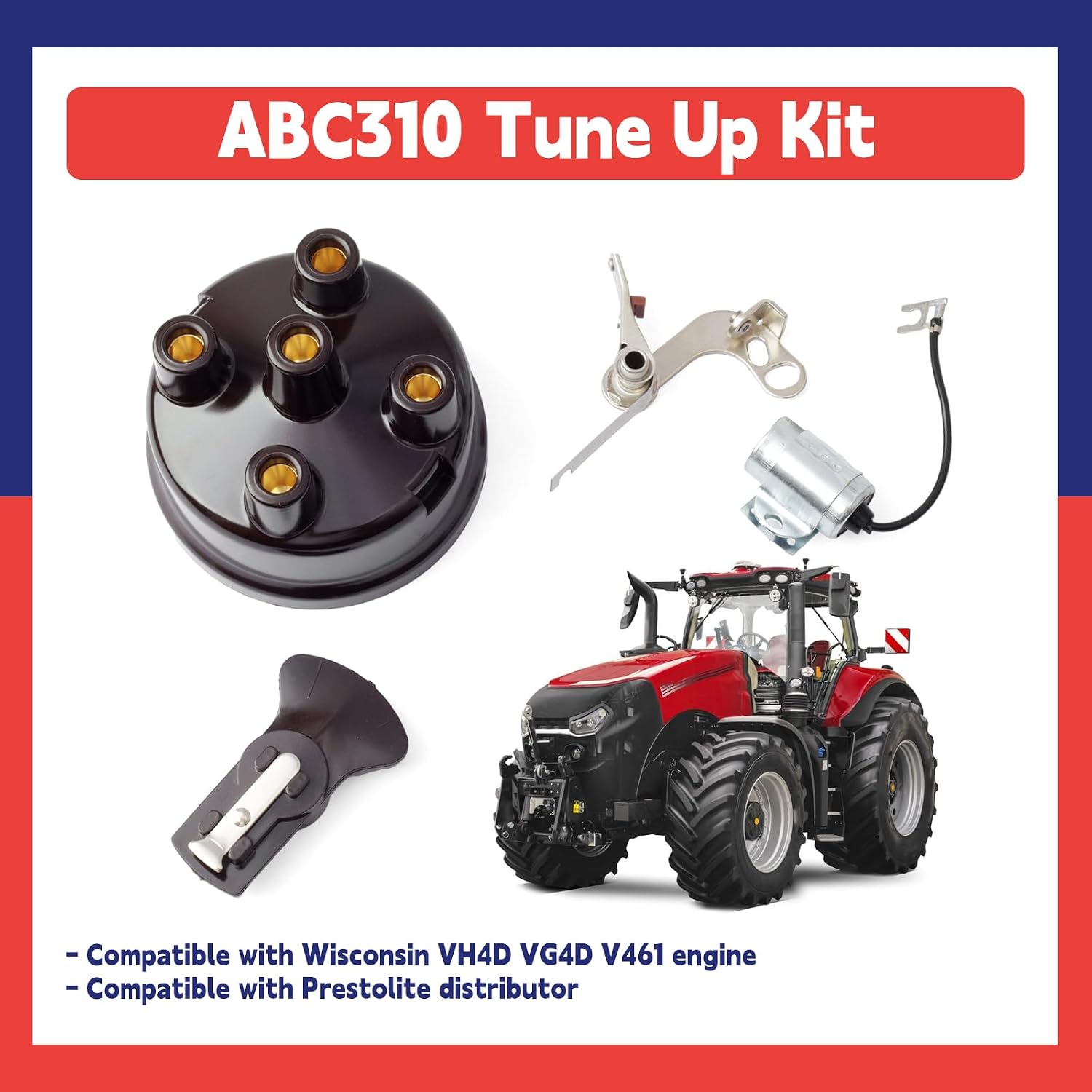 ABC310 Basic Tune Up Kit Replacement for Wisconsin VH4D VG4D V461