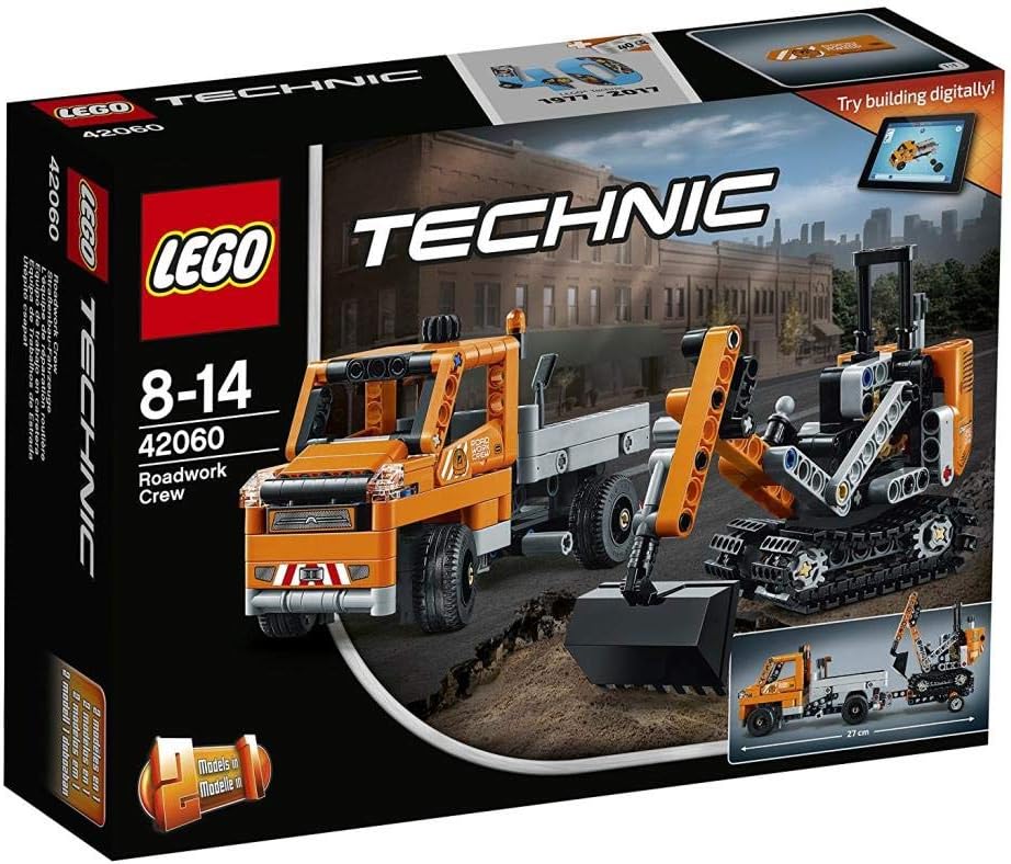 lego technic 42060 - road construction vehicles construction toys