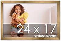 Vista 269 de Poster Palooza Marco de madera de bronce dorado de 26 x 34 pulgadas, acrílico UV, respaldo de tablero de espuma y accesorios para colgar incluidos