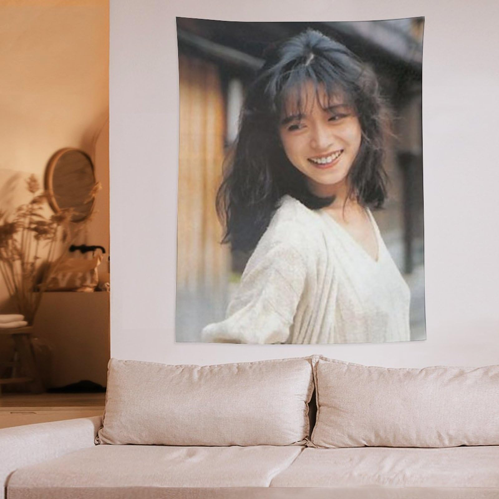 Amazon.co.jp: 中森明菜 ポスター タペストリー 壁アートホーム バス