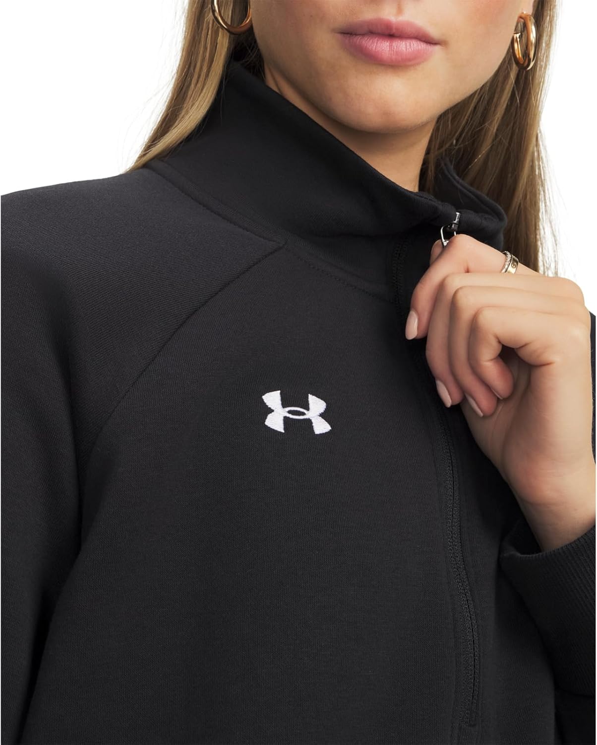 Under Armour womens Rival Fleece 1/2 Zip - Image 5