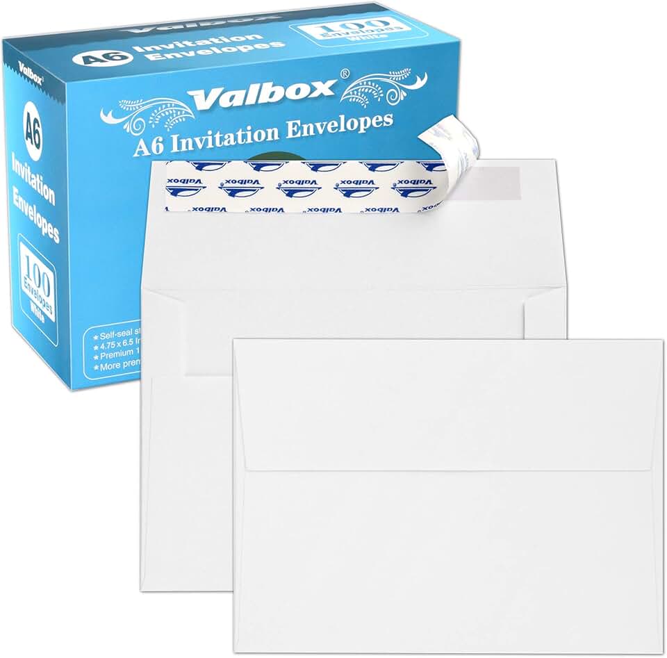 Amazon.ca a6 white envelopes