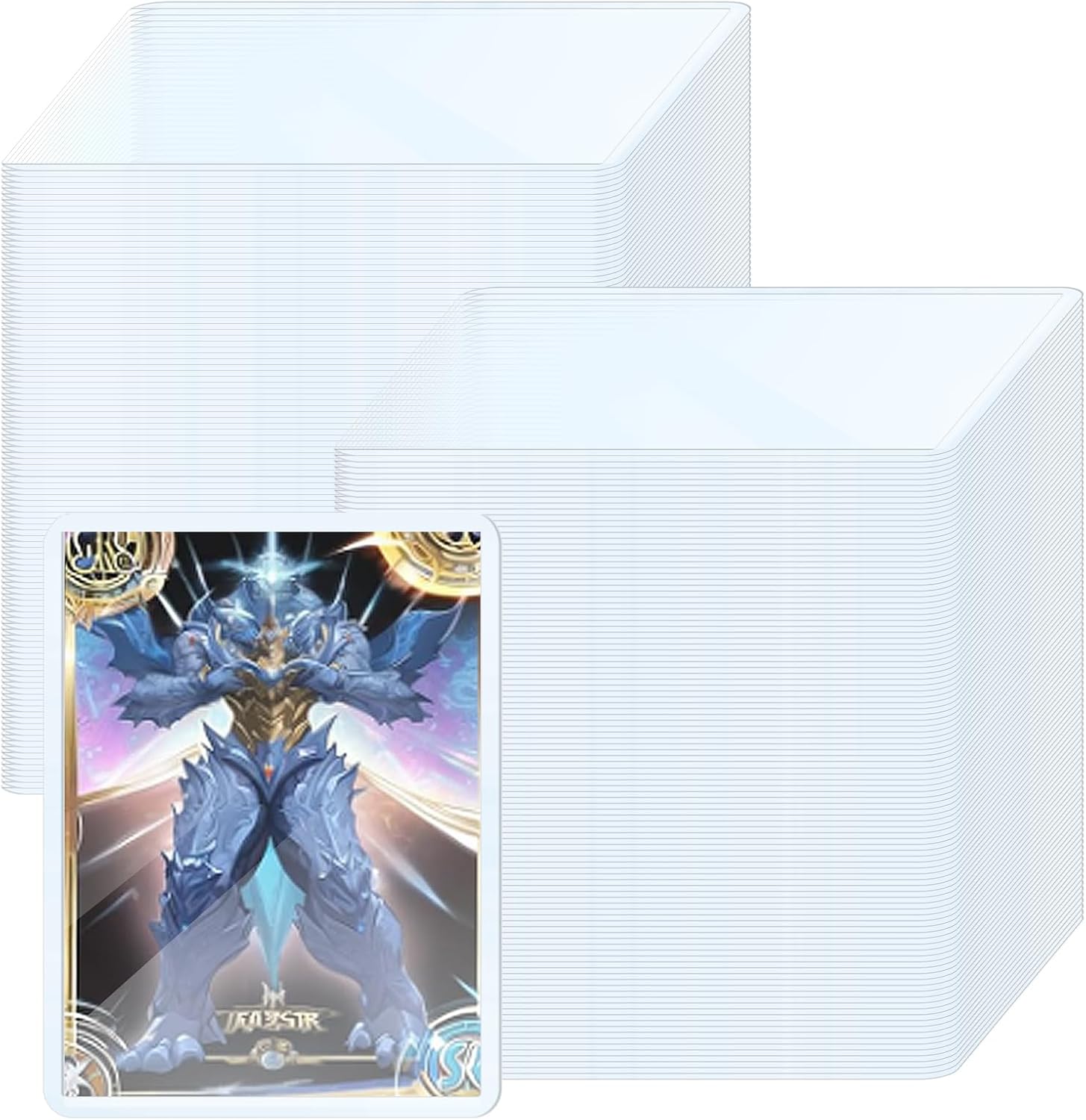 Guirnd 48P Top Loaders for Cards, 3" x 4" Card Cases for Sports Cards, Card Sleeves Hard Plastic, Card Protector Sleeves for Trading, Baseball, Basketball, Football and Gaming Cards