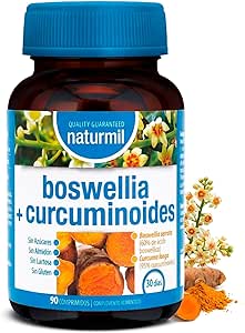 Naturmil Boswellia y Cúrcuma Alta Concentración 90 Comprimidos
