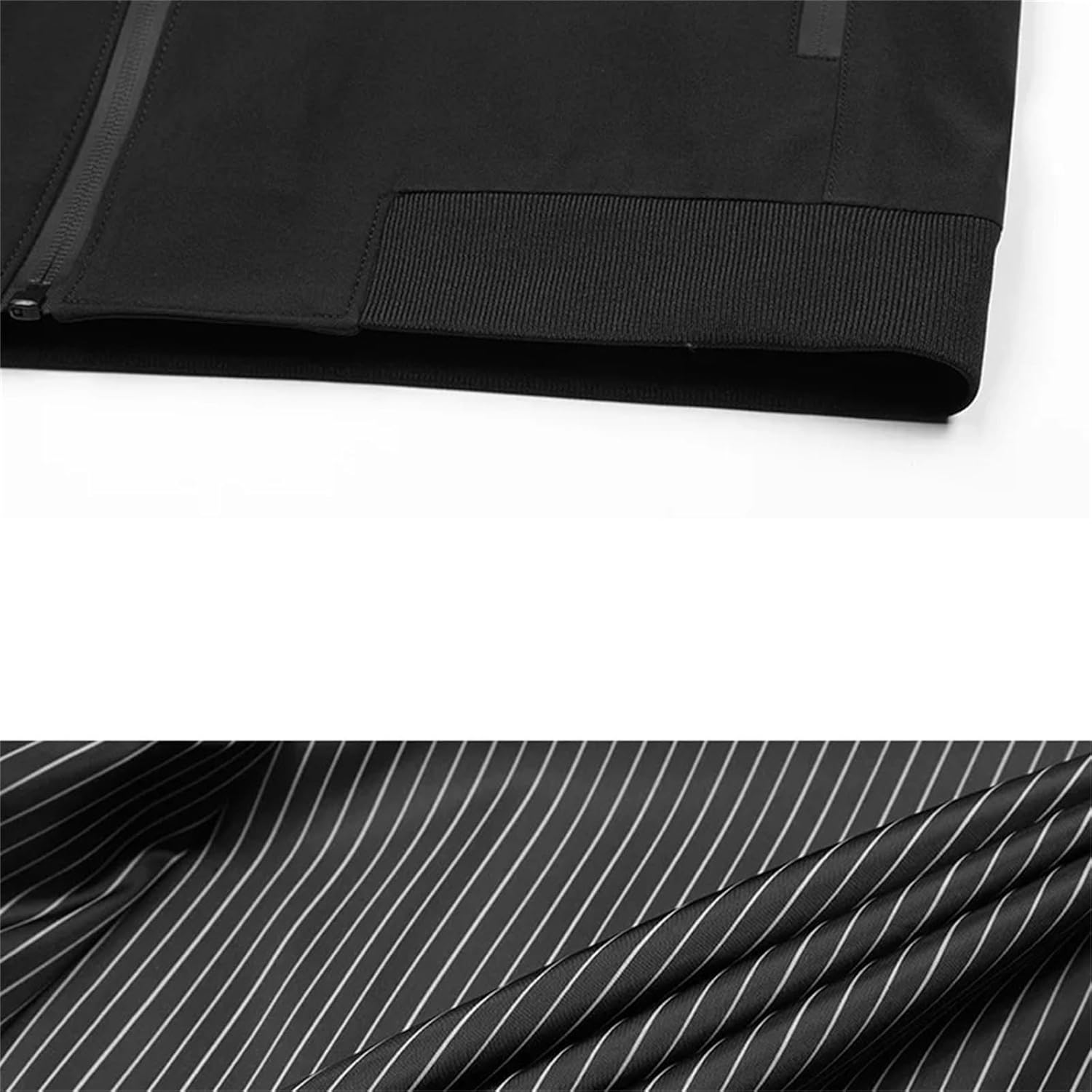liyun jacket Men's Standing Collar Zipper Casual Jacket, Lightweight Business Casual Windbreaker Coat With Pocket