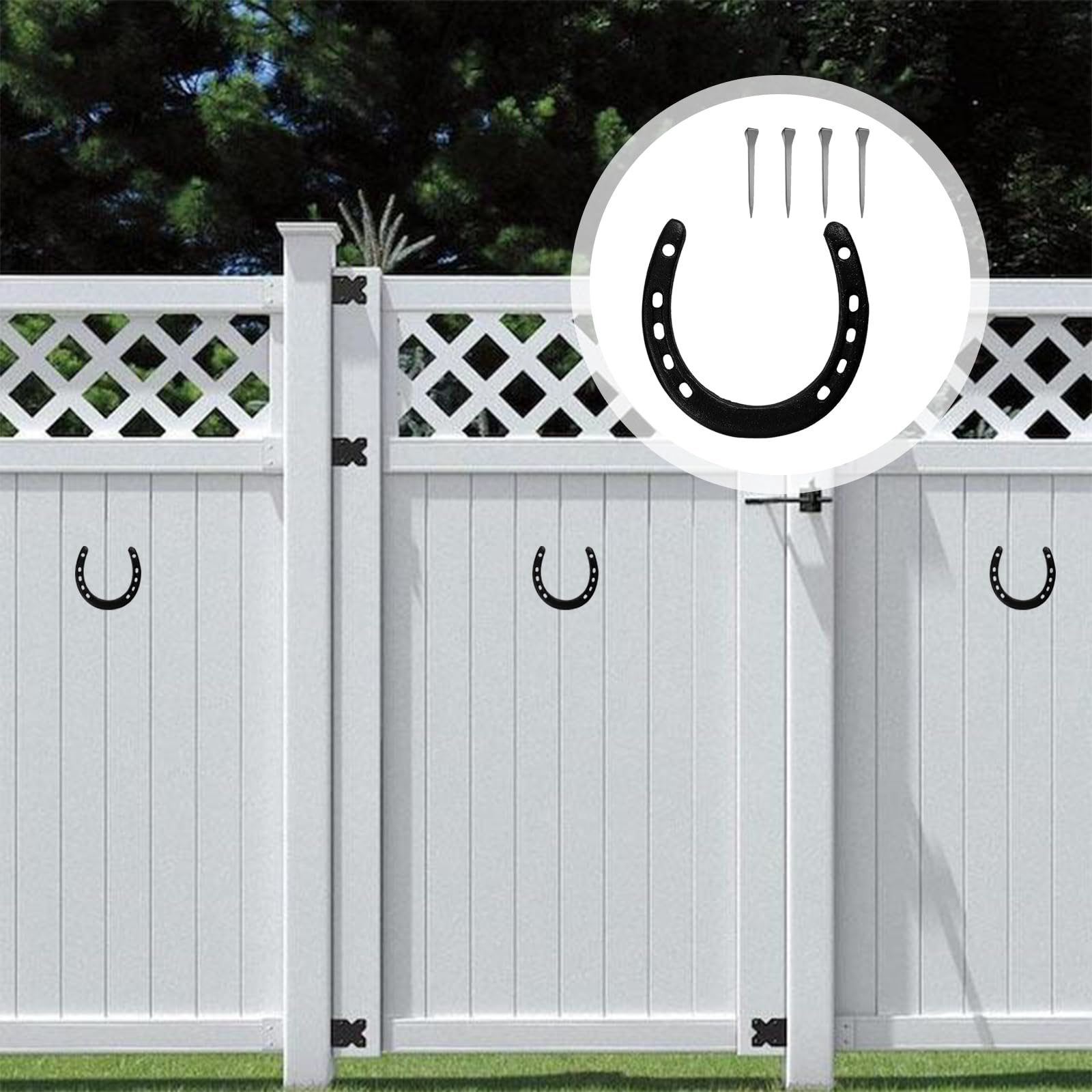 Set Di 6 Ferri Di Cavallo Portafortuna In Metallo – Ideale Per Matrimoni, Casa E Regali, Con Etichetta Personalizzabile