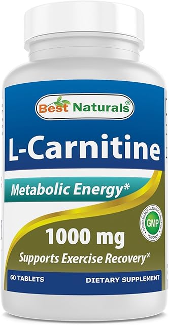 Best Naturals L-Carnitine 1000mg 60 Tablets