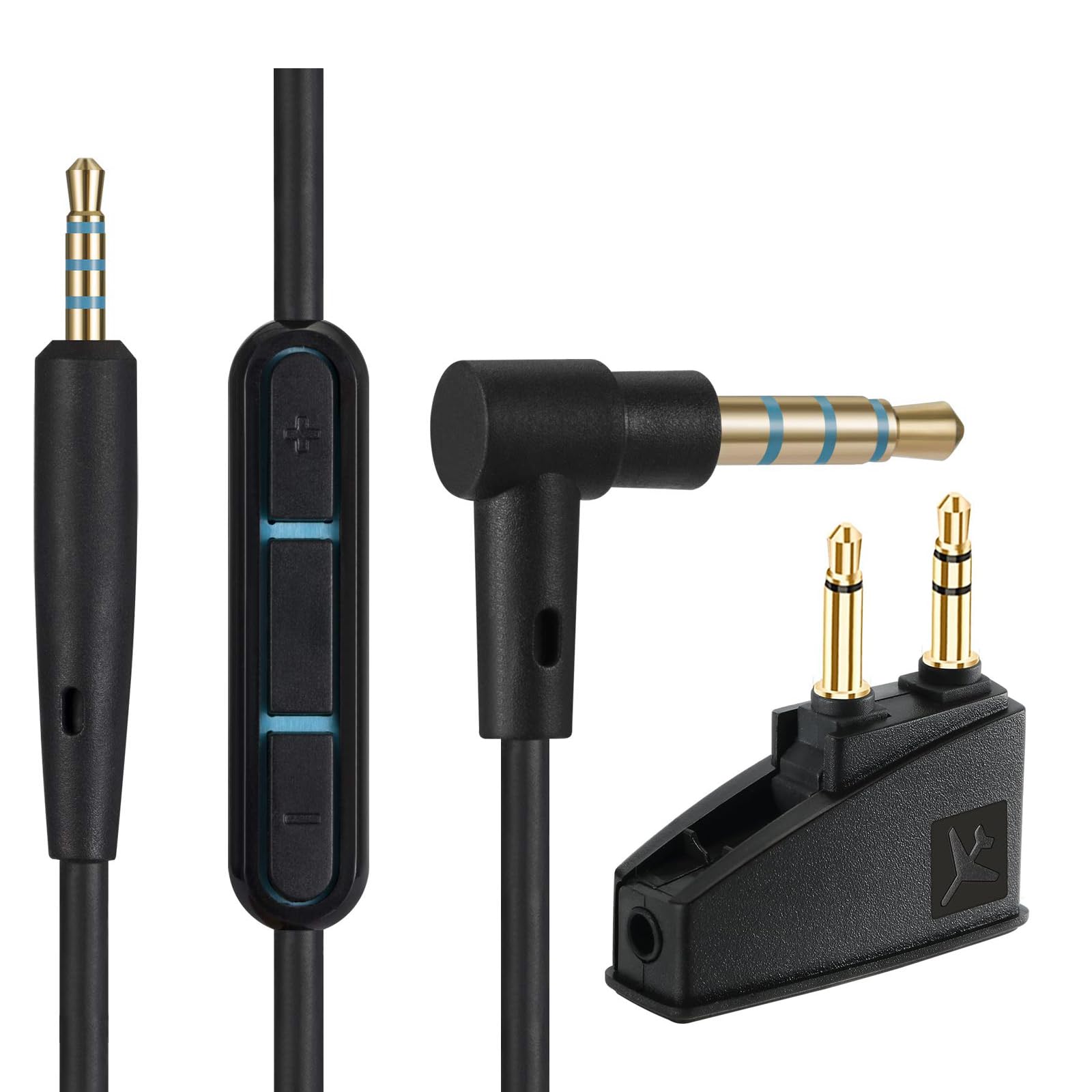 Headphone Adapter Bose Qc35 Jack Lightning To To Aux Cable Adapter