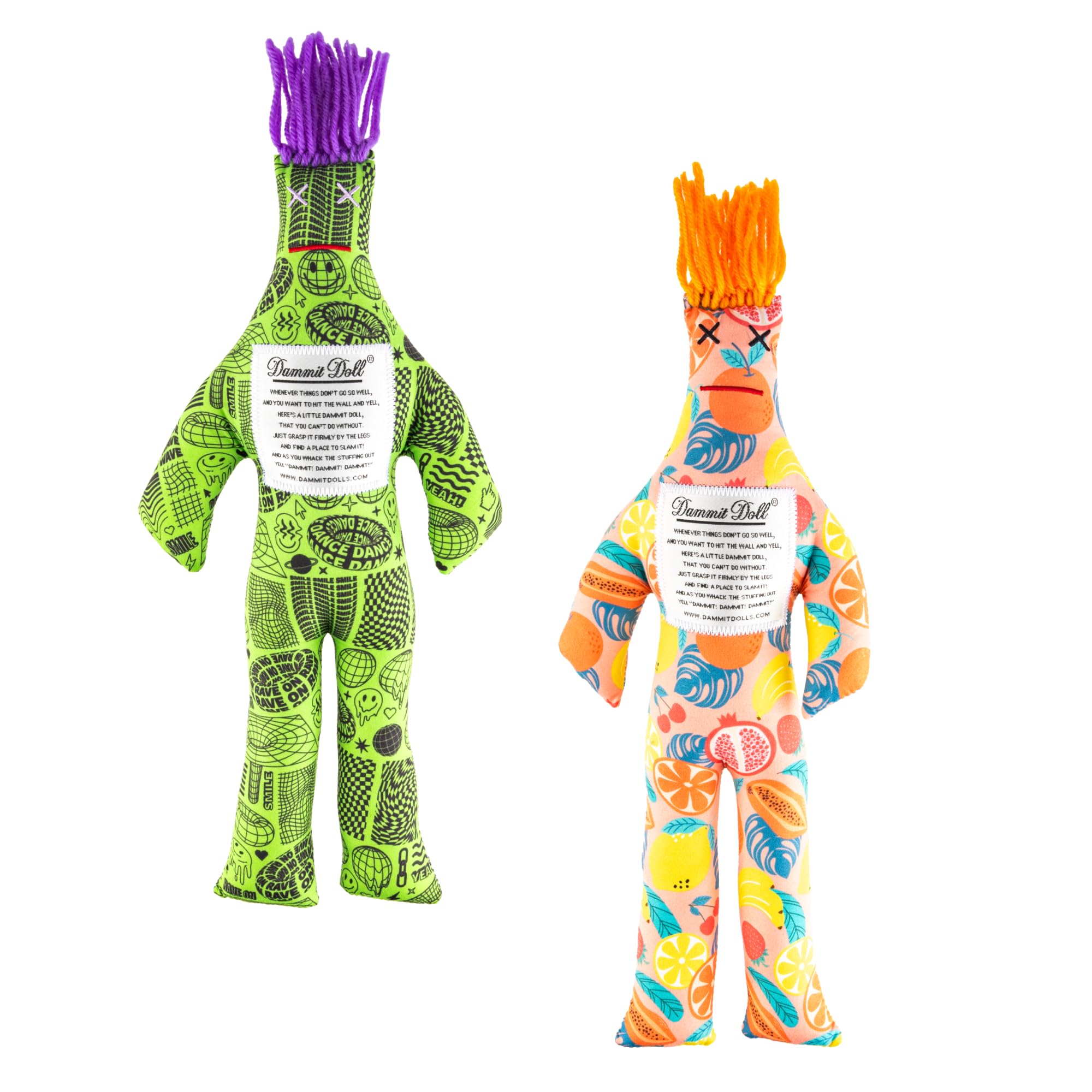 Dammit Doll - Paire de Poupees - Set of Two Random Stress Relief - Gag Gift .