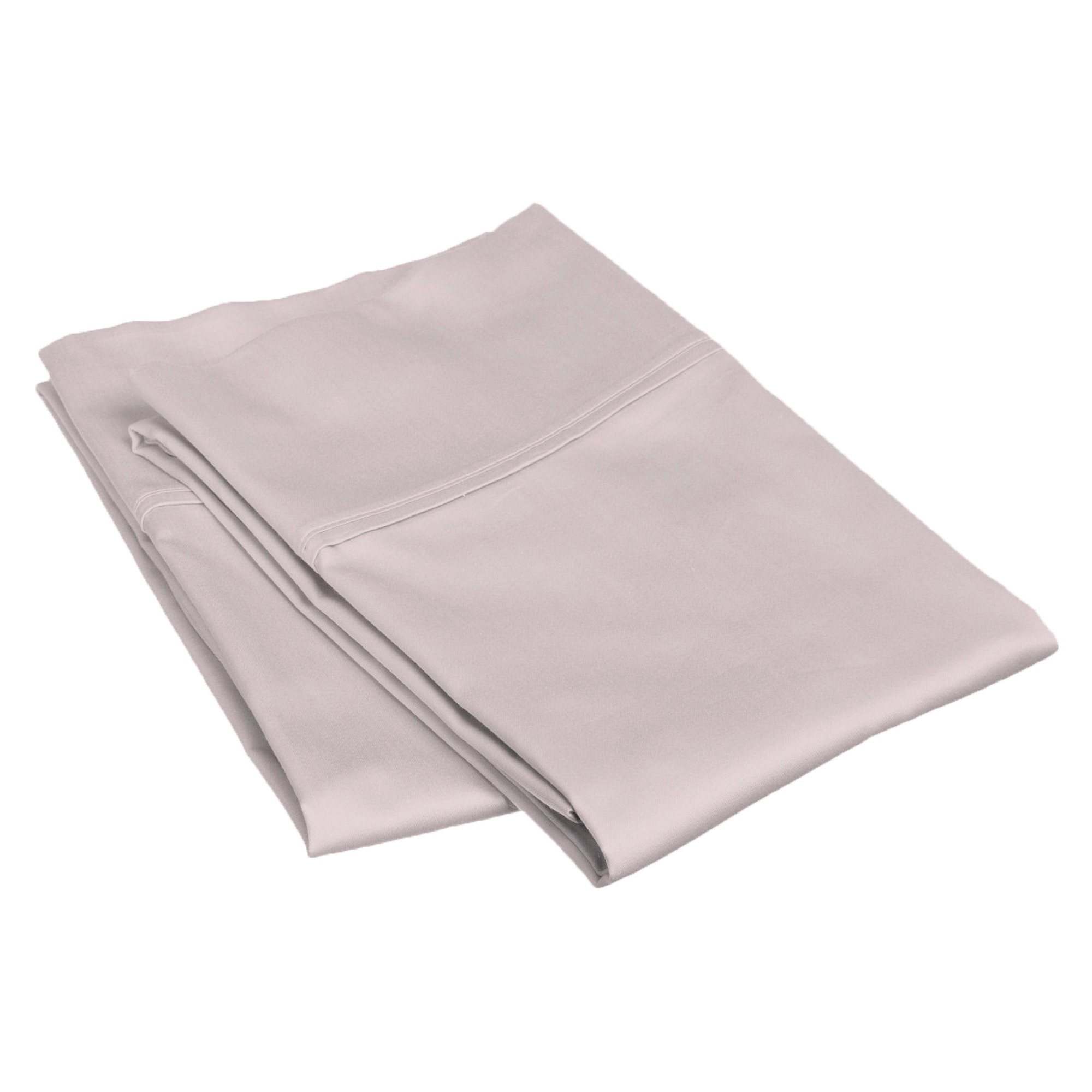 Taies d'oreiller douces et lisses en coton lilas 400 fils Superior
