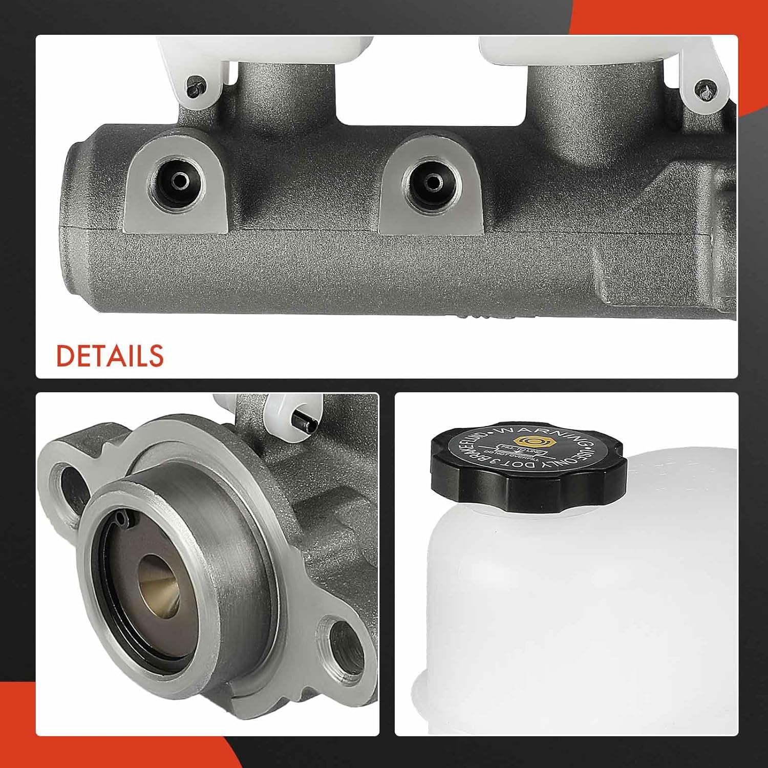 A-Premium Brake Master Cylinder Compatible with Cadillac, Chevy and GMC Vehicles - Silverado 1500, Suburban, Sierra, Yukon, Yukon XL, Escalade, Tahoe - 1999-2002 - Replace# 18060789, 18040252