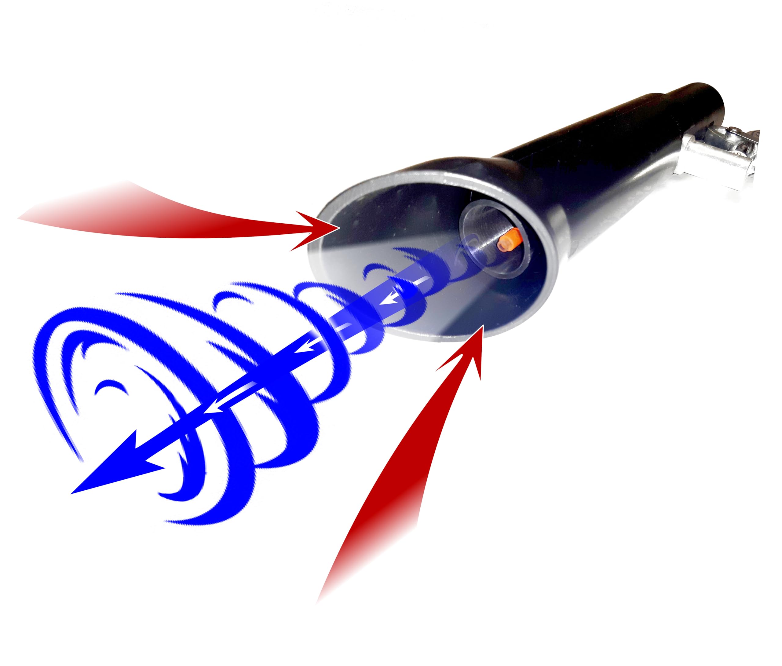 Pistola HCL-30 de aire y comprimido 2 en 1: aspiración y soplado, tecnología de rotación