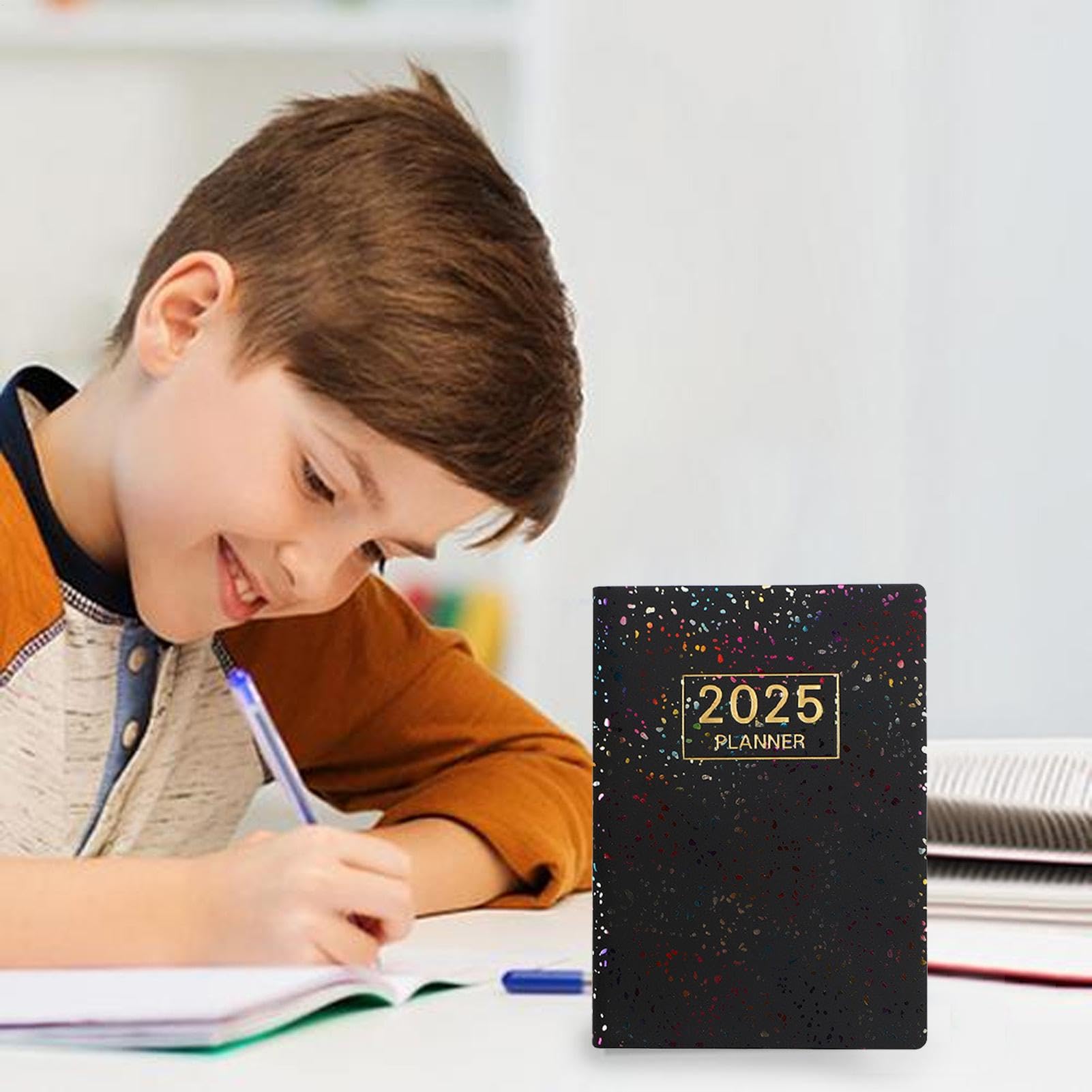Agenda 2025 Planner Quaderno Pianificazione Quotidiana Layout Semplice | Checklist Compiti Organizer Agenda Blocco Per Casa Scuola Compiti Quotidiani Diario Organizer Quaderno