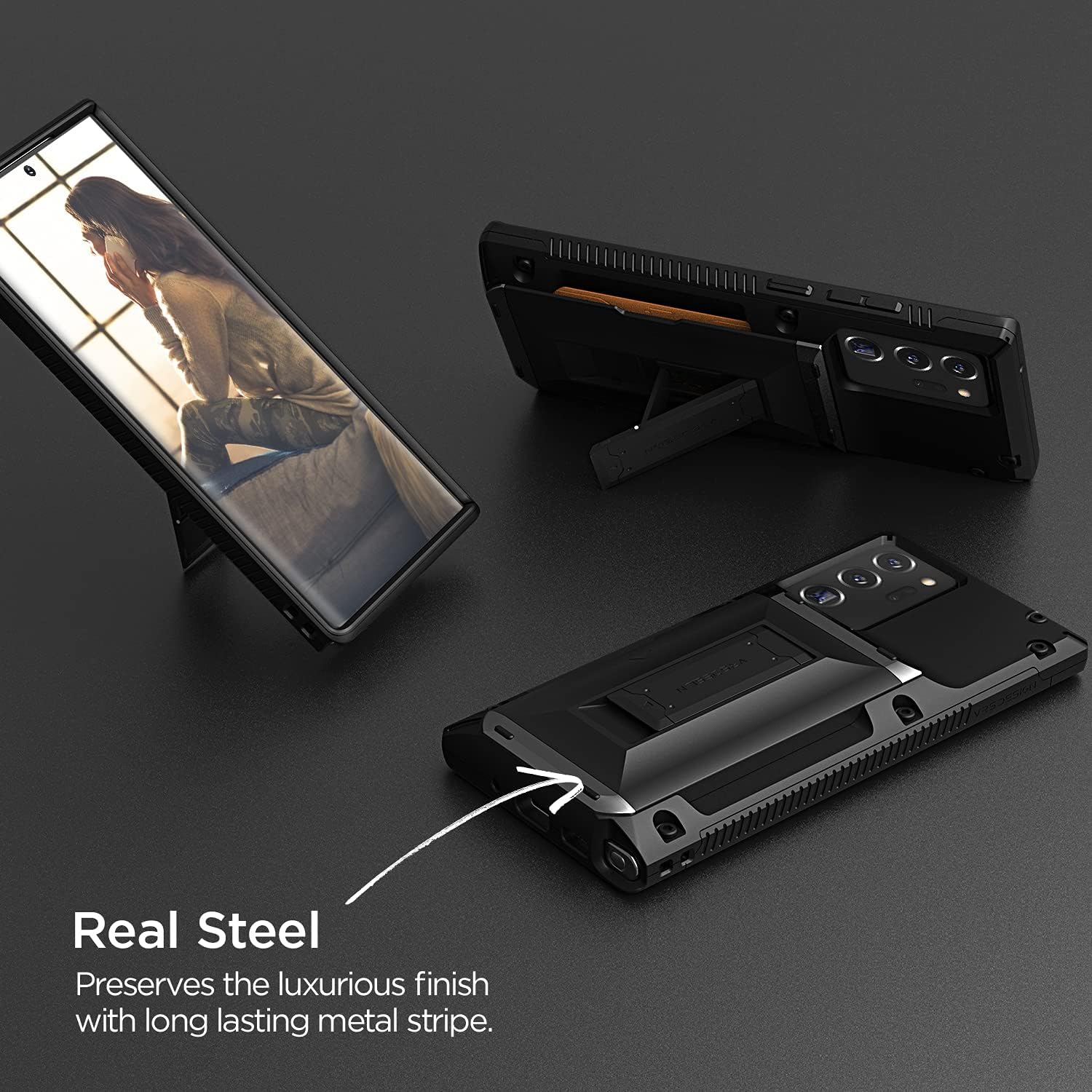 Damda Quickstand Best Case For Galaxy Note 20 Ultra 5g VRS Case - Main Image