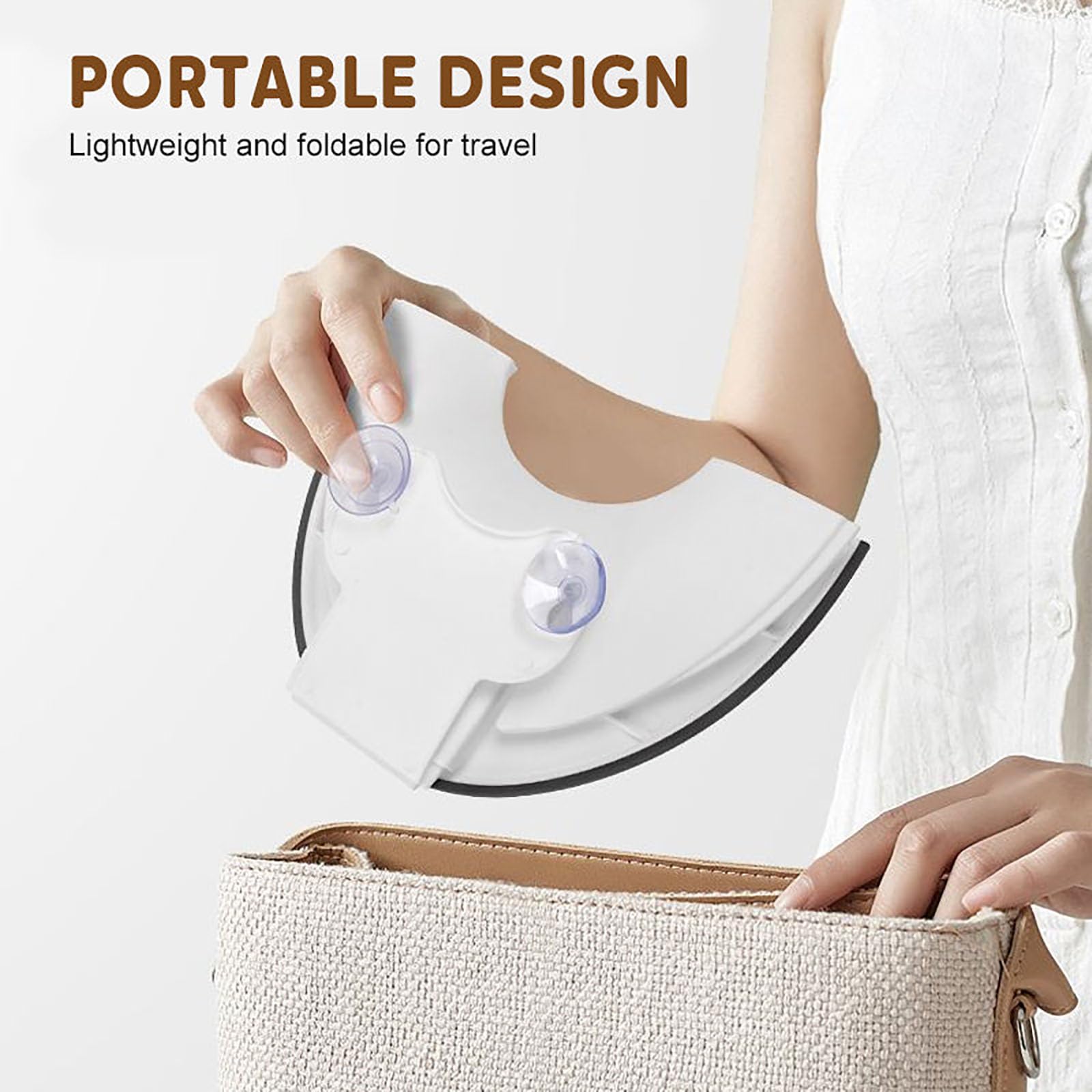Sedile WC pieghevole portatile per bambini, sedile WC pieghevole per bambini, sedile WC da viaggio con ventose e paraspruzzi per WC per adulti, facile da pulire (2Pcs)