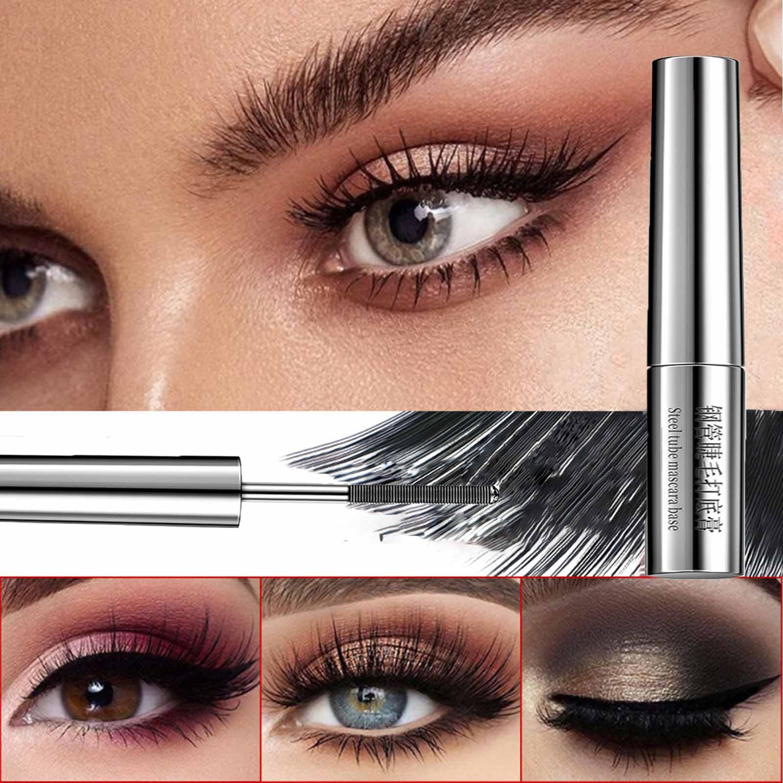 Mascara Primer Eyelash Primer before Mascara Volume and Length Curl Waterproof Sweatproof Lengthening Non-Smudge Long Lasting - Image 2