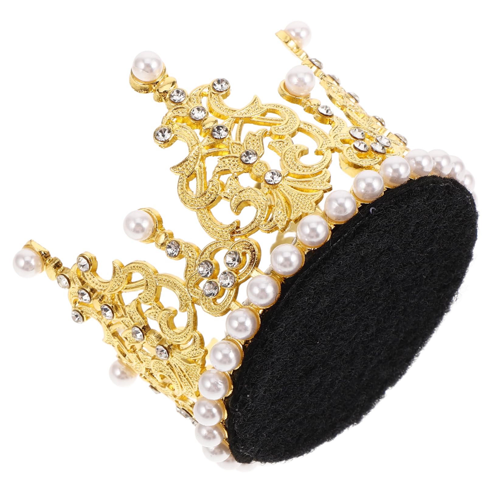 Cabilock Adorable Crown Accessory Pearl Crown Decoration for Bike Ski Helmets Easy Installation Unique Horns for Flair and Style
