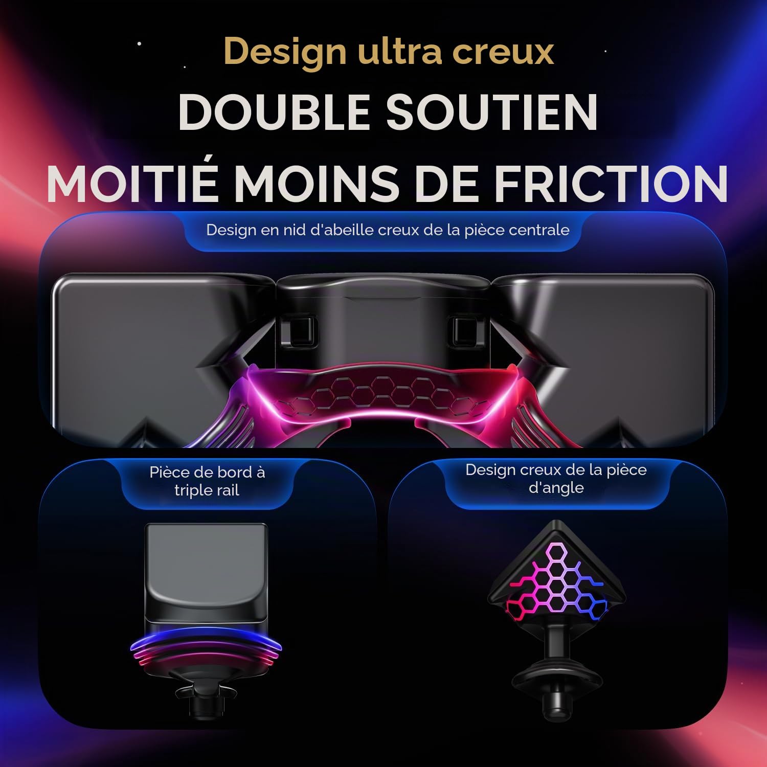 GAN 16 Maglev Max Speed Cube, Cube de Vitesse 3x3 Magnétique, Puissance Stabilité Sensation Max Cube de Vitesse Professionnel, Casse-tête Cérébral pour Enfants et Adultes(Maglev Max)