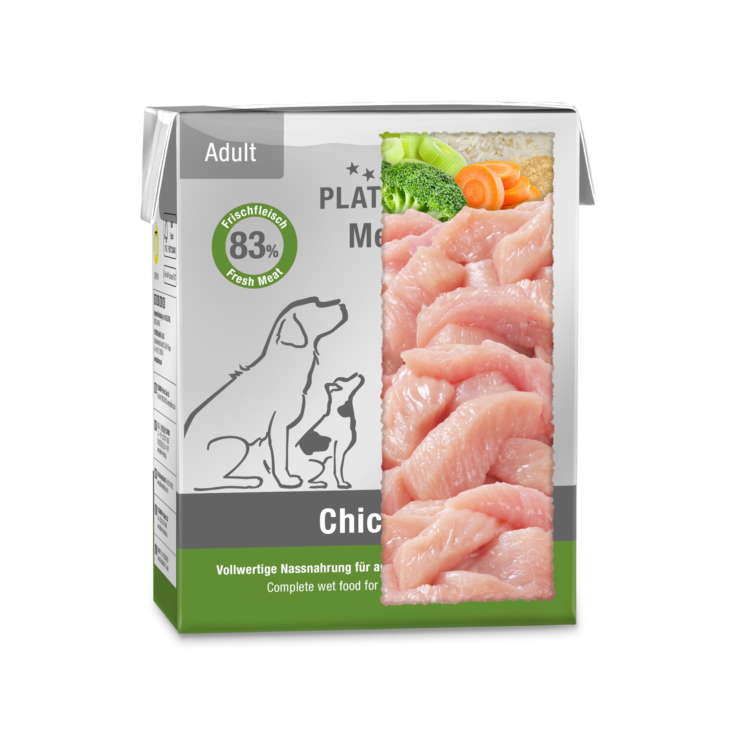Platinum Tavuklu Yaş Köpek Maması 375 gr