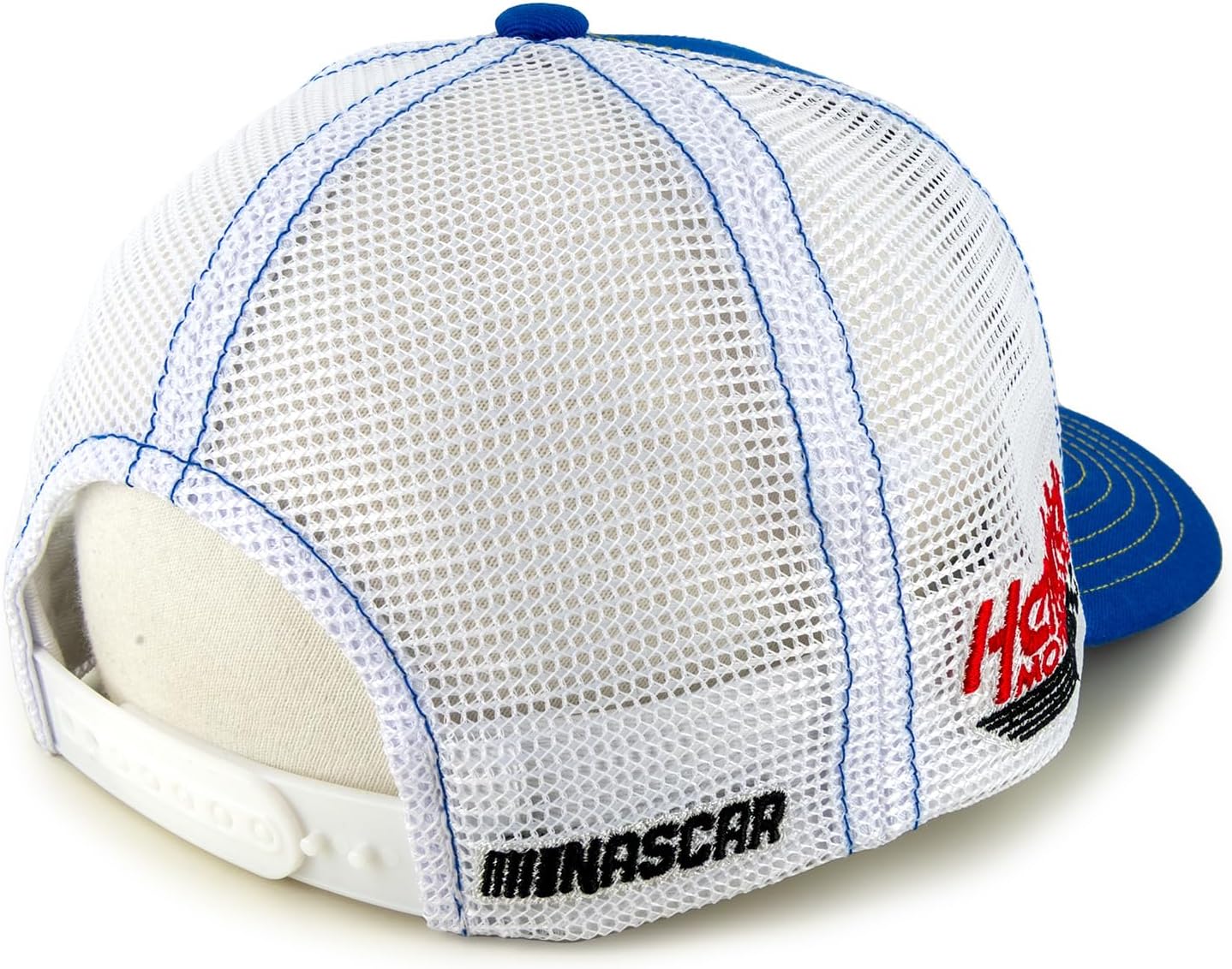 Checkered Flag Sports Chase Elliott 2025 Striped #9 Snapback Mesh Hat Blue/White