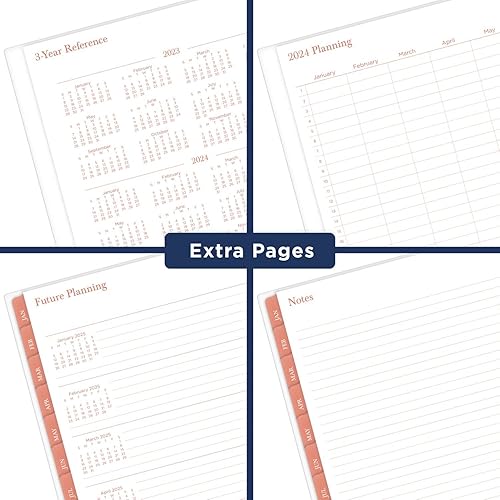 Miniatura 4 de Cambridge Agenda semanal y mensual 2024, 8-12 x 11 pulgadas, grande, Cher (1676-905-24)