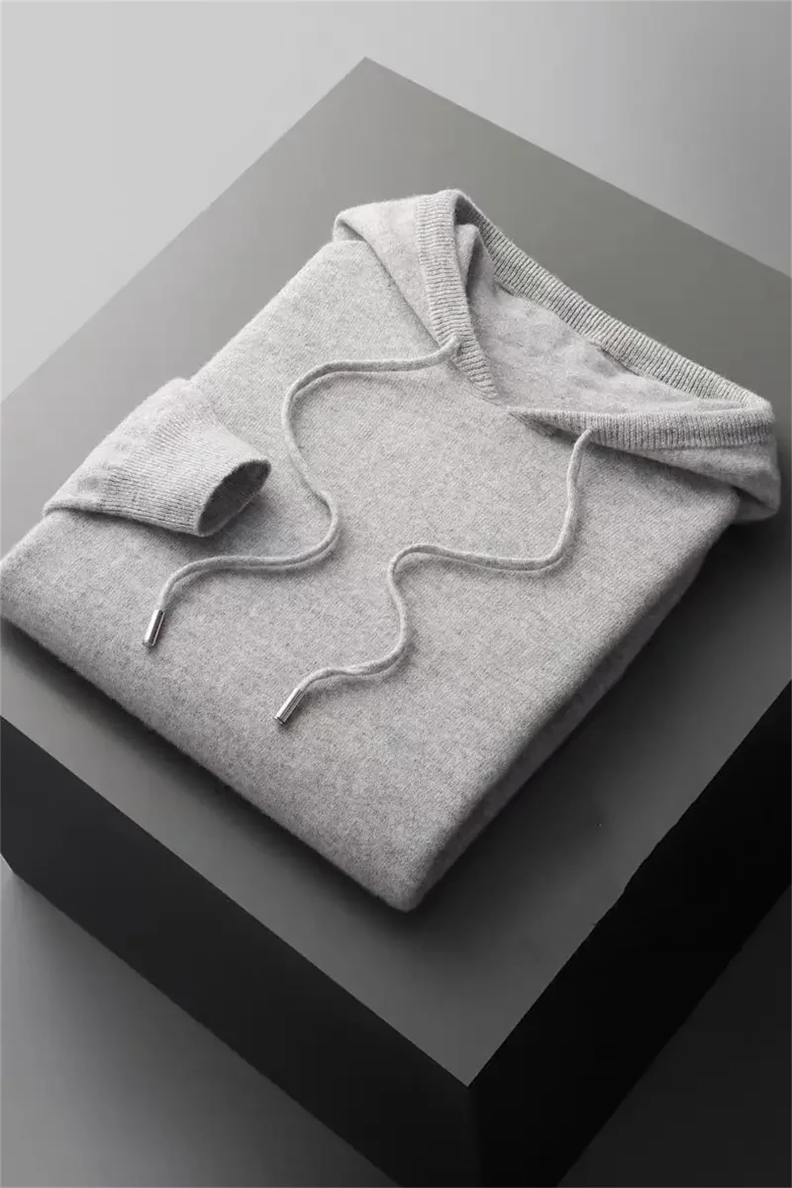 Yeuyyben Inverno Uomo Cashmere Maglione Con Cappuccio Colletto Lavorato A Maglia Pullover Casual Manica Lunga Top