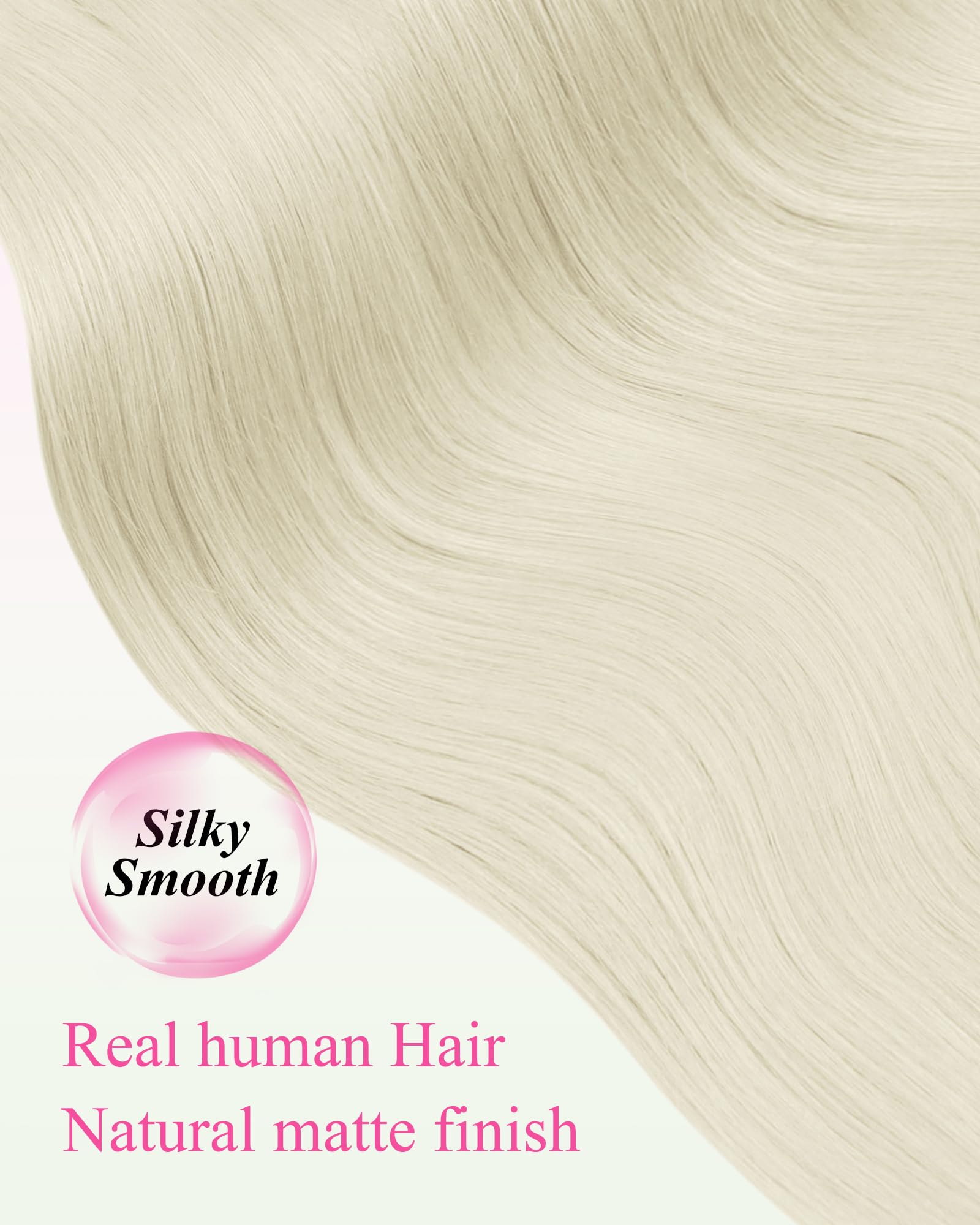 YoungSee Tape Extensions Echthaar Platinblond,Echthaar Extensions Tape Blond,Echt Haar Tape-in Extension Kurz,Tapes Haarverlängerung,Tapes Echthaar-Extensions für Damen,30 cm,30g,20pcs,60A