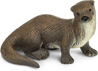Safari Ltd. River Otter Figurine - Realistic 3" Wildlife Figure - Educational Toy for Boys, Girls, and Kids Ages 3+