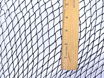 Green Vista 1/2 Inch Commercial Quality Pond & Garden Netting 30x50 Feet - Keeps Out Debris, Predators - Heavy Duty, UV Resistant, Small Mesh Size, Steel Stakes