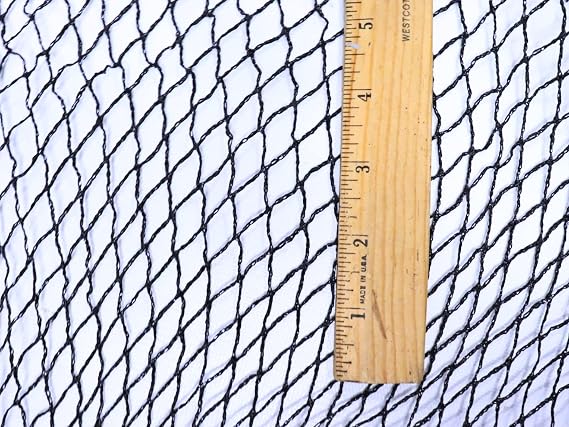 Green Vista 1/2 Inch Commercial Quality Pond & Garden Netting 30x50 Feet - Keeps Out Debris, Predators - Heavy Duty, UV Resistant, Small Mesh Size, Steel Stakes