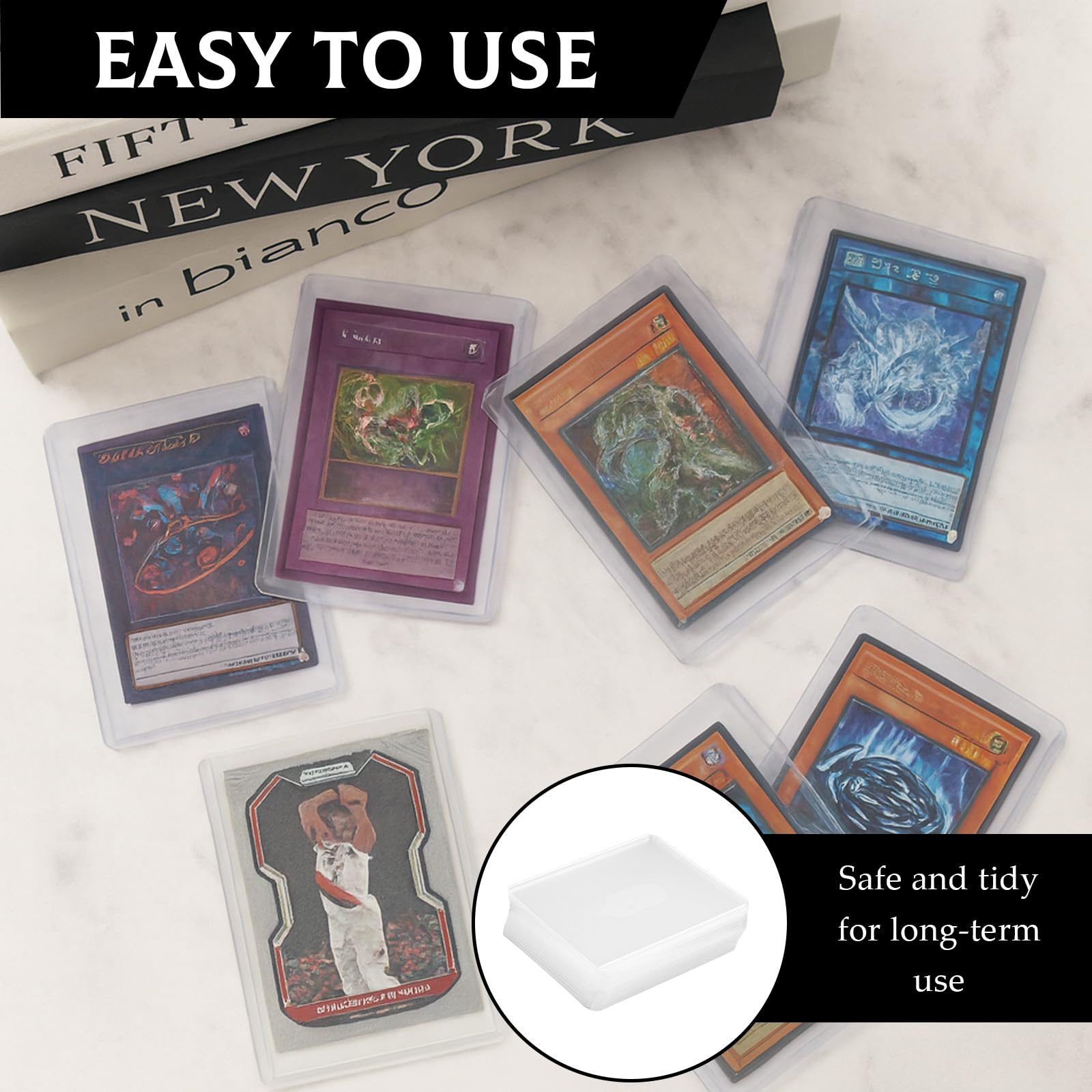 60 PCS Card Sleeves, Penny Sleeves Size is 76 * 101mm - Image 4