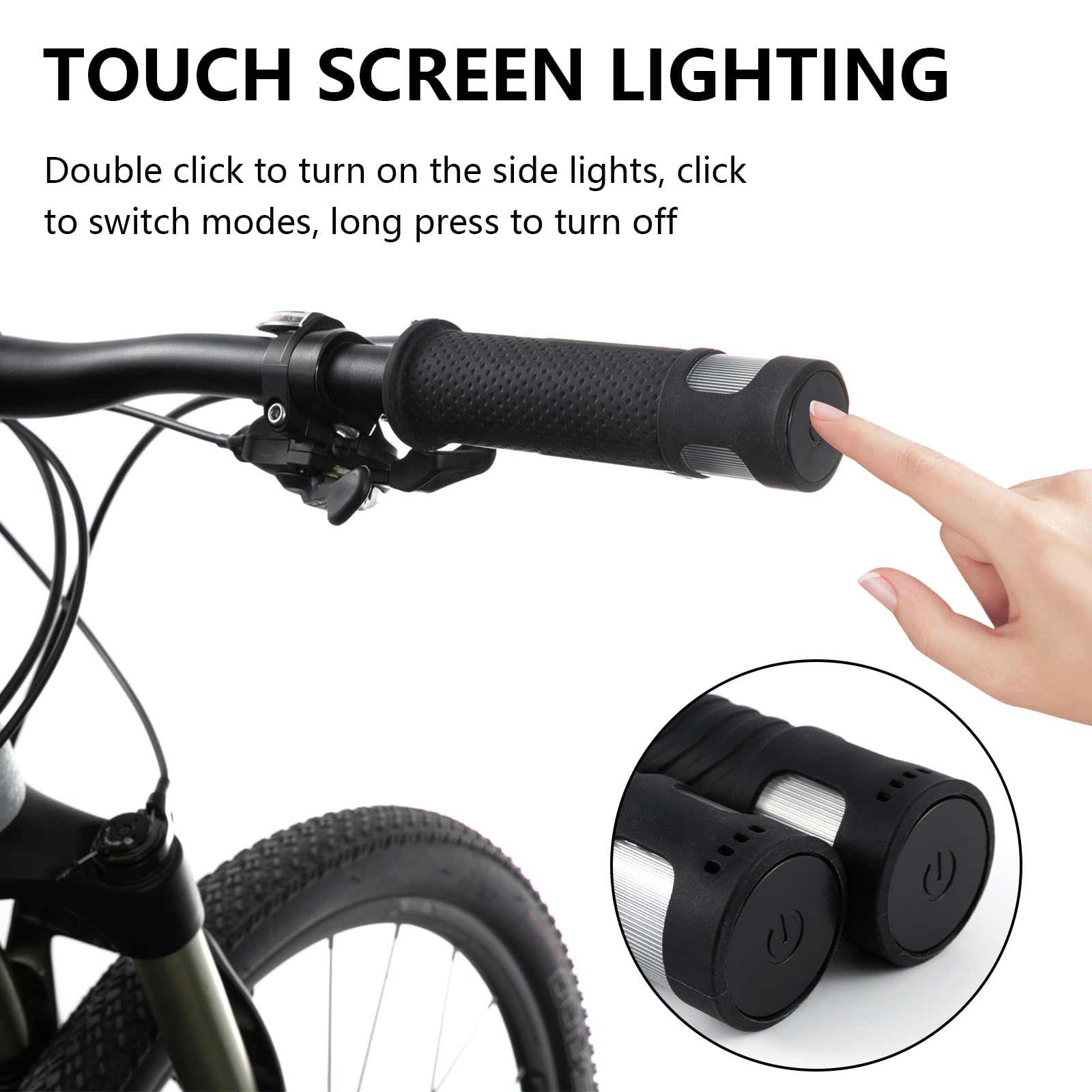 Lenker Abdeckung mit Griffanzeige Fahrrad Blinker mit Mehreren Blitzmodi  Blinker E Scooter ZubehR fr Die Meisten Fahrrad und Scooter Lenker Typ-C  Laden Innendurchmesser 21mm : Amazon.de: Sport & Freizeit
