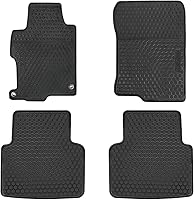 Vista 8 de Alfombrillas de coche para Honda Accord de 10ª generación 2018 2019 2020 2021 2022 ajuste personalizado, alfombrillas de goma negra completa