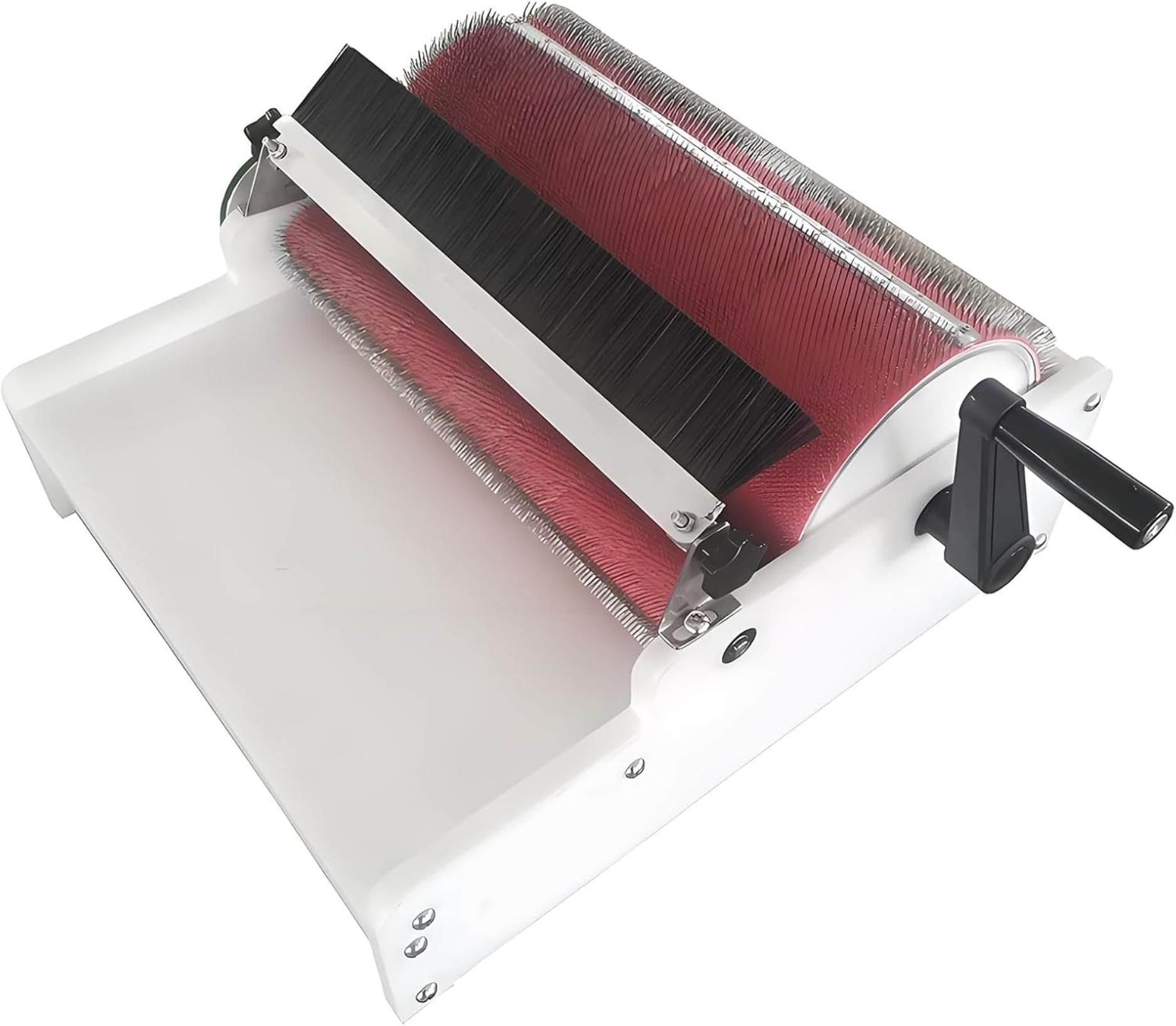 Jybnbbe Size_name Carding Machine Belt Drive Carder Kit, 20Cm Roller, Diy Felt Making Tool For Handcrafting & Textile Projects (16 In)