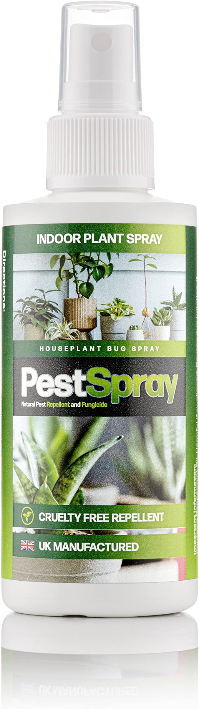 Houseplant Bug Spray, PestSpray, Natural Pest Repellent & Fungicide, Bug Control Repellent, 150ml Spray Bottle