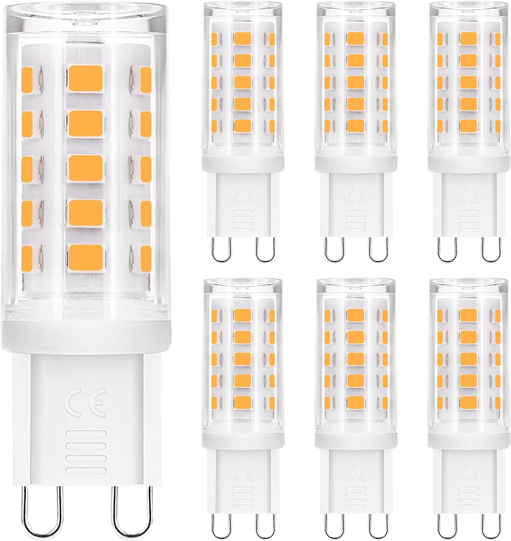 Ampoules LED G9 Dimmable, 4W équivalent à 40W halogène, 400 LM, Blanc