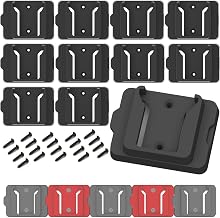 Battery Holder for Milwaukee M18 18V Battery, 10Packs | No Battery, Wall Mount Batteries Storage, For Wall, Work Van, Shelf, Toolbox