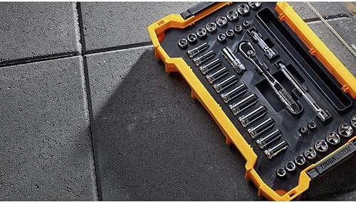 Miniatura 6 de DEWALT Juego de enchufes con bandeja Toughsystem, 3/8 pulg., juego de 37 piezas (DWMT45400)