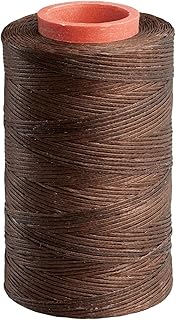 Bitz Waxed Cotton Horse Plaiting Thread (250m) (Brown)