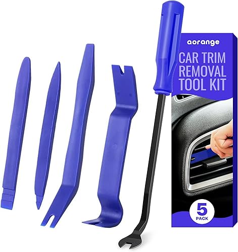 Kit de herramientas de extracción de molduras para 5 piezas, herramienta de extracción de clips, kit de herramientas de extracción de molduras de