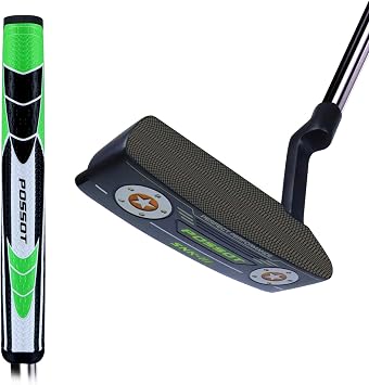 Golf Putter CNC Milled Premium Putter Golf Beautiful Screw Decoration Putter Head Sturdy Putter Shaft Right Handed Perfect Alignment Legal for Tournament Play