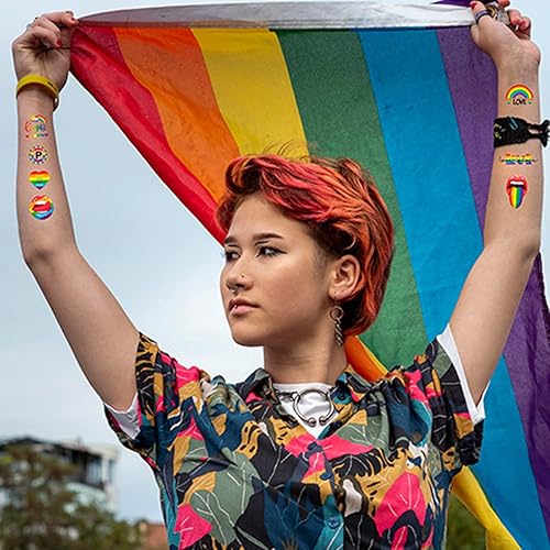 Miniatura 10 de Adhesivo de tatuaje temporal para fiesta del 4 de julio, Día de la Independencia, decoración para adultos y niños, tatuajes temporales,