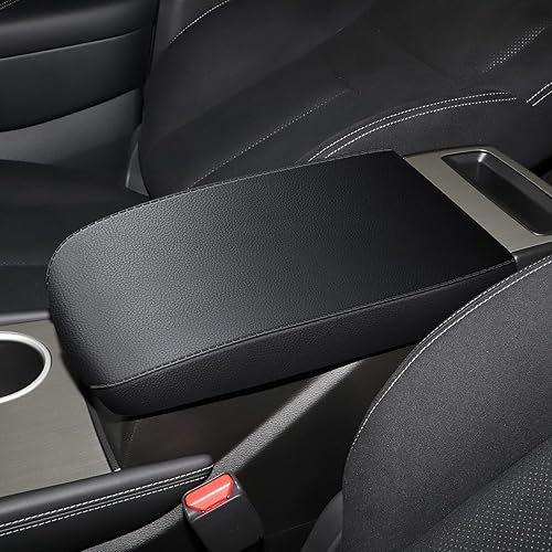 AOMSAZTO Fundas negras para reposabrazos Nissan Murano 2015-2023 consola pad para Murano