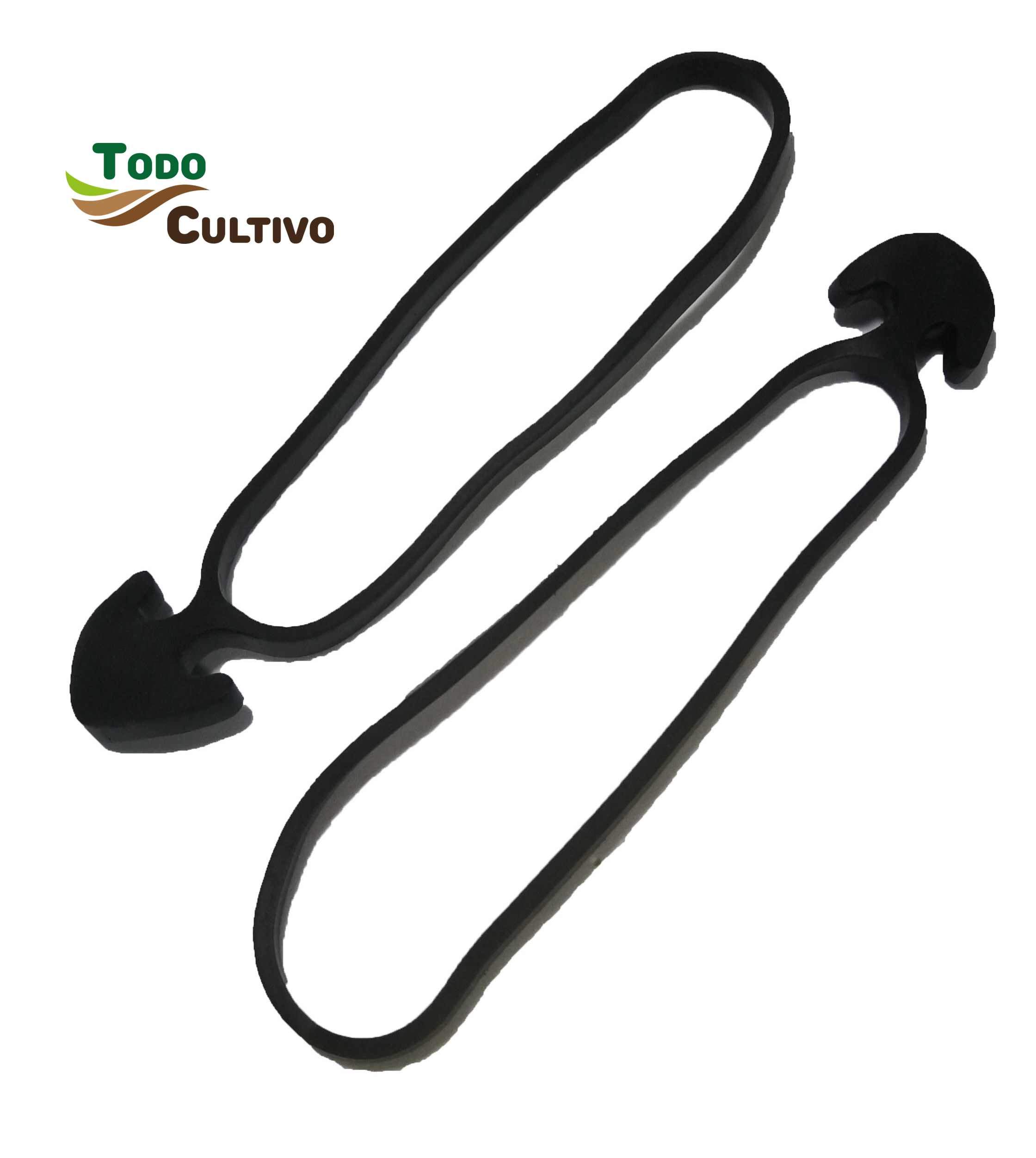 Todo Cultivo Goma Ancla Elastica nº 12 Extra para entutorar. 400 uds (2x200). Caucho EPDM Reforzado (máxima Elasticidad y duración)
