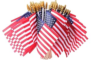Show Your Patriotism with Our Mini American Flags on Sticks