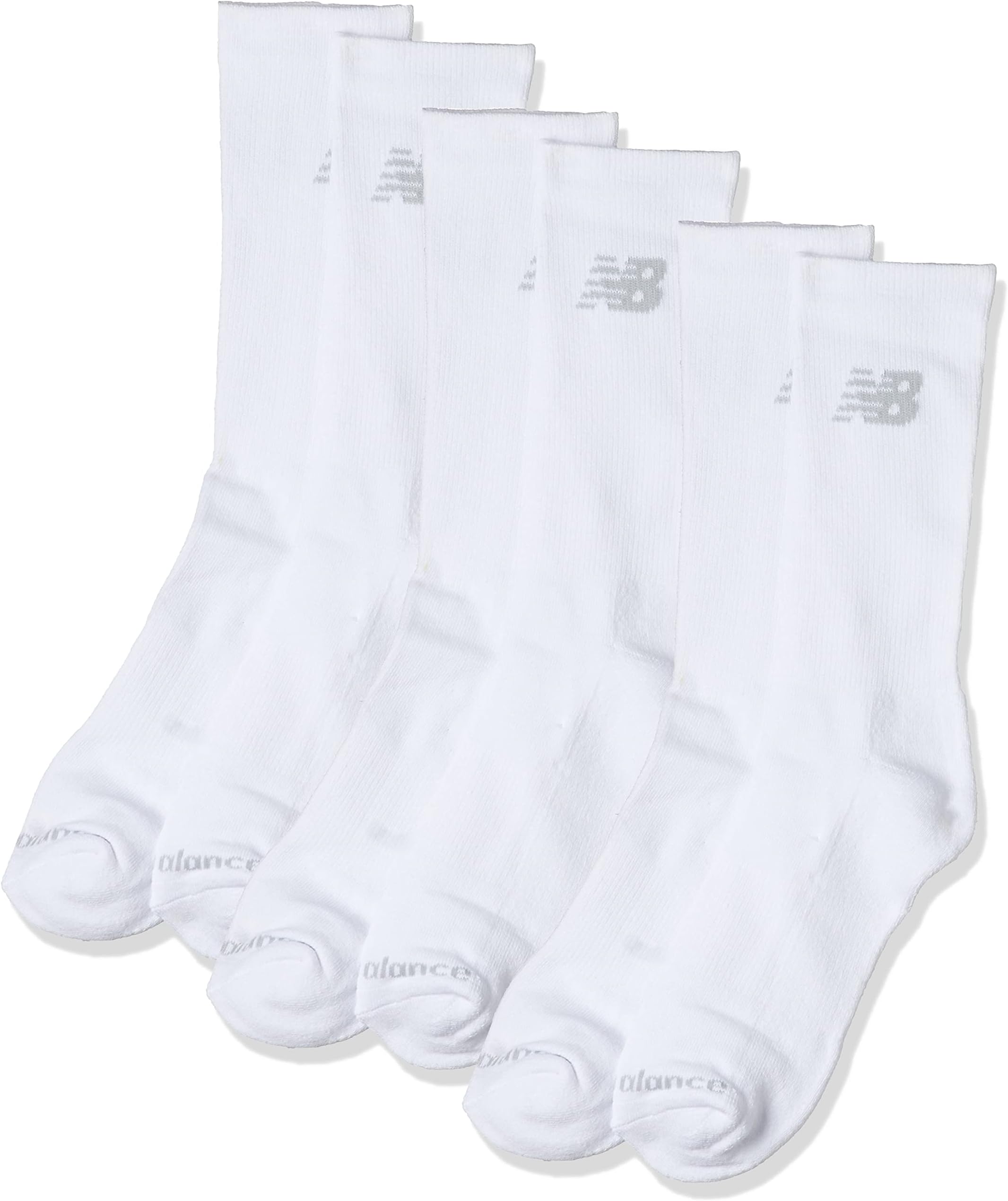 New Balance Unisex 3 Pack Crew Socks