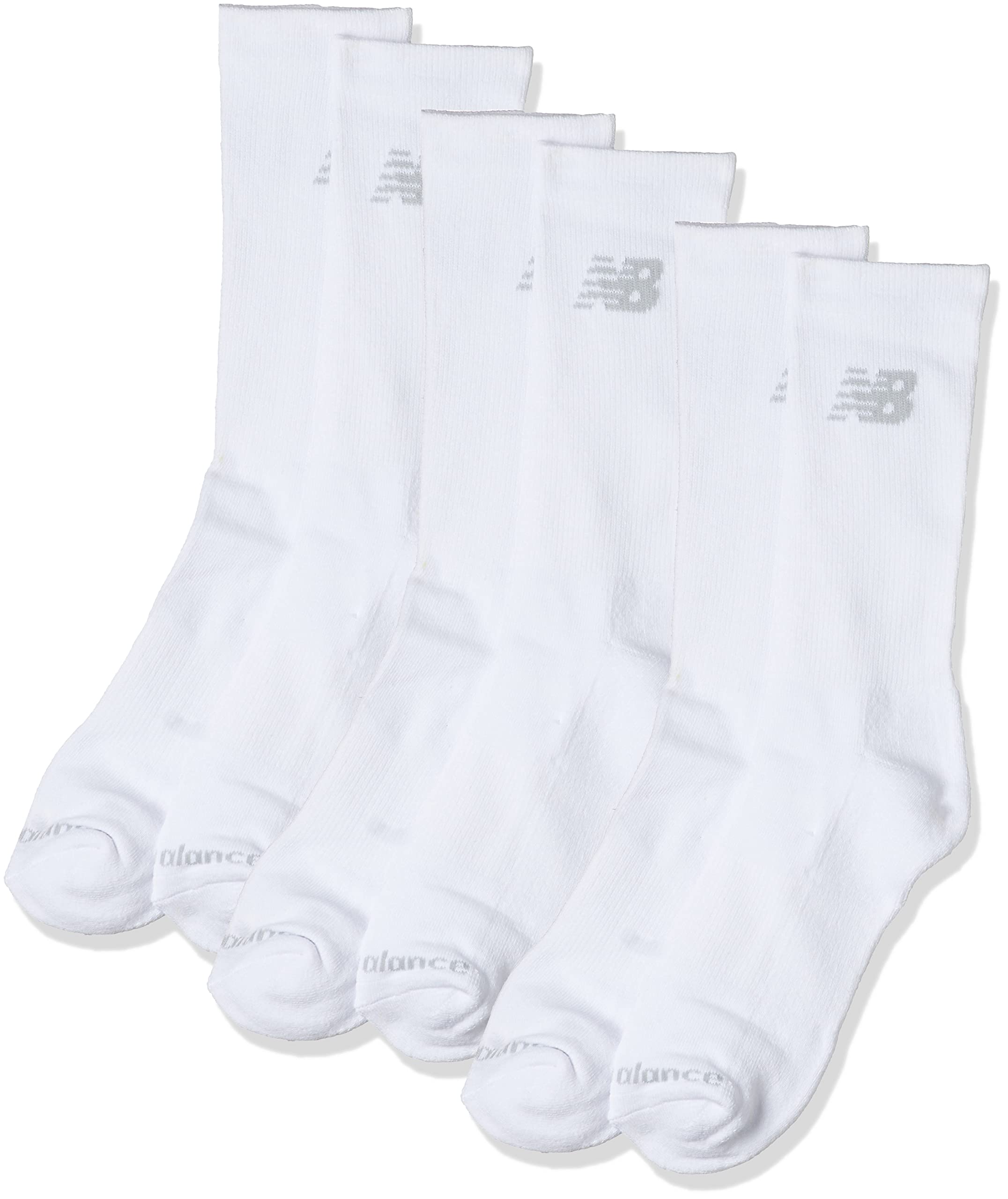 New Balance Unisex 3 Pack Crew Socks